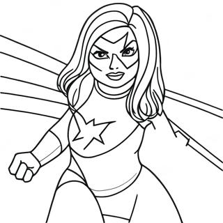 Ms Marvel Coloring Pages