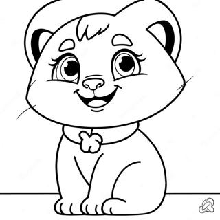 Talking Angela Coloring Page 29193-23388