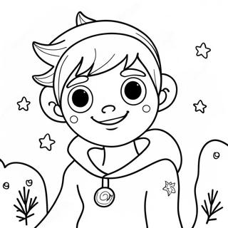 Whimsical Jack Frost Coloring Page 29224-23413