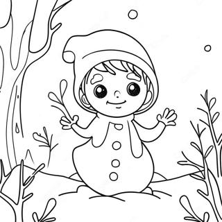 Whimsical Jack Frost Coloring Page 29224-23415