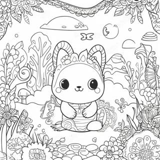 Intricate Kerby Rosanes Fantasy Scene Coloring Page 29244-23431