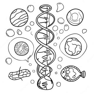 Genetics Coloring Page 29263-23442