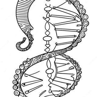 Dna Double Helix Coloring Page 29264-23446