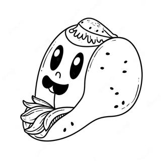 Taco Coloring Pages