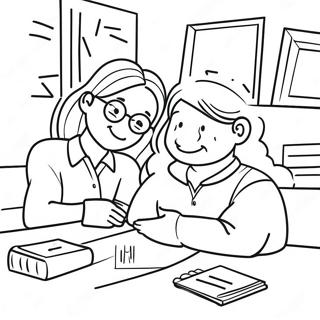 Social Work Coloring Page 29273-23450