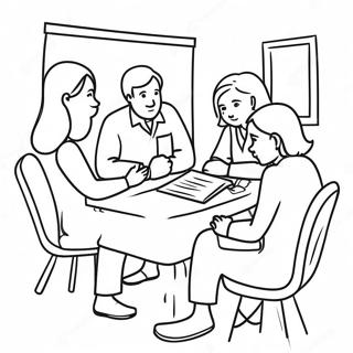 Social Work Coloring Page 29273-23451