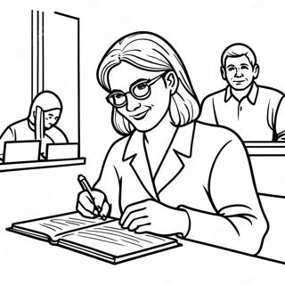 Social Work Coloring Page 29273-23452