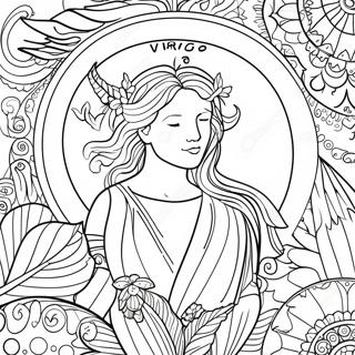 Virgo Coloring Pages