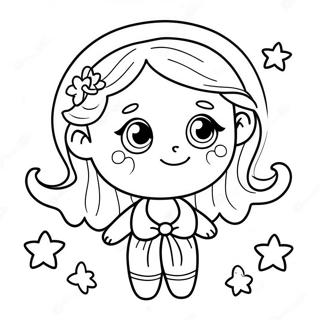 Cute Virgo Character Coloring Page 29284-23461