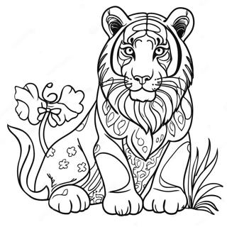 Animal Jigsaw Coloring Page 29334-23508