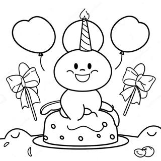 Happy 3rd Birthday Coloring Pages