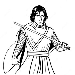 Kylo Ren Coloring Pages