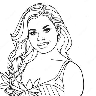 Karol G Coloring Page 2936-2385