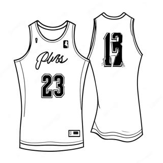 Nba Jersey Coloring Pages