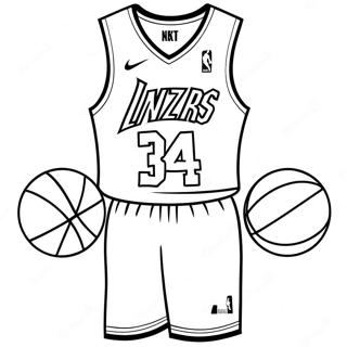 Nba Jersey Coloring Page 29383-23539