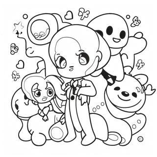 Dtkl Fun Characters Coloring Page 29394-23555