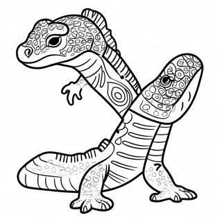 Leopard Gecko Coloring Pages