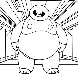 Baymax Coloring Pages