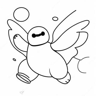 Baymax Coloring Pages