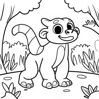 Zooba Jungle Adventure Coloring Page 29453-23593