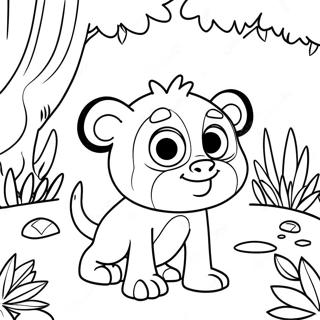 Zooba Jungle Adventure Coloring Page 29453-23594