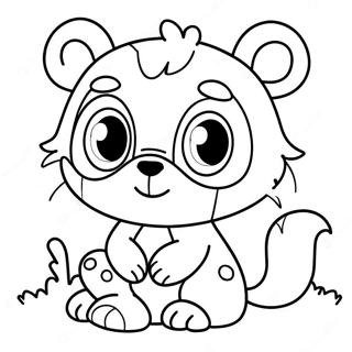 Zooba Cute Animal Characters Coloring Page 29454-23597