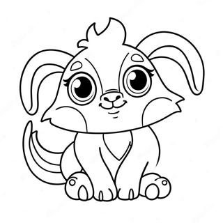 Zooba Cute Animal Characters Coloring Page 29454-23599