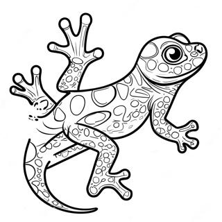 Gecko Coloring Pages