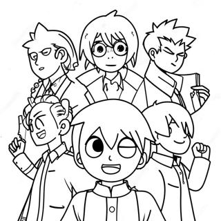 Danganronpa Characters Coloring Page 29493-23629