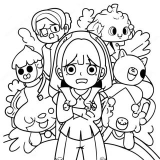 Danganronpa Characters Coloring Page 29493-23630