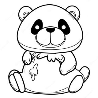 Monokuma Danganronpa Coloring Page 29494-23625