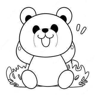 Monokuma Danganronpa Coloring Page 29494-23626