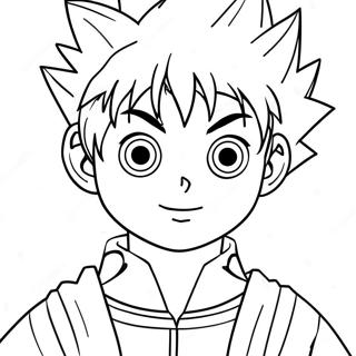 Killua Zoldyck Coloring Page 29503-23635