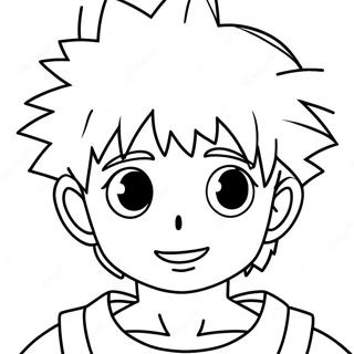 Killua Zoldyck Coloring Page 29503-23636