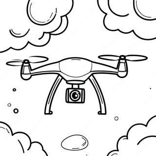 Drone Flying In The Sky Coloring Page 29533-23658