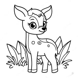 Baby Deer Coloring Page 29543-23679