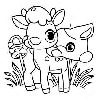 Baby Deer Coloring Page 29543-23680