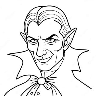 Spooky Gothic Vampire Coloring Page 29554-23673