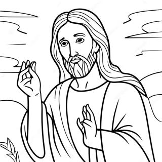 Jesus Miracles Coloring Pages