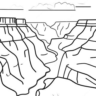 Grand Canyon Sunset Coloring Page 29574-23700