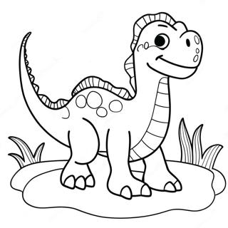 Water Dinosaur Coloring Pages