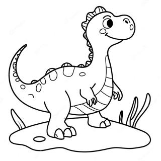 Water Dinosaur Coloring Page 29583-23694