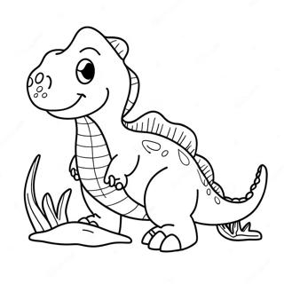 Water Dinosaur Coloring Page 29583-23695