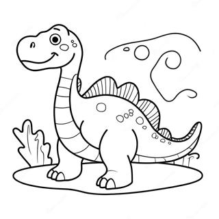 Water Dinosaur Coloring Page 29583-23696