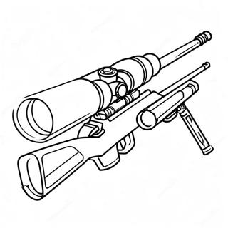 Sniper Gun Coloring Page 29593-23702