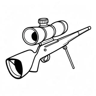 Sniper Gun Coloring Page 29593-23704