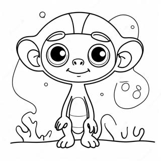 Cute Et Alien Coloring Page 29614-23726