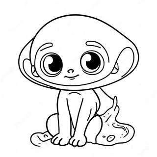 Cute Et Alien Coloring Page 29614-23727