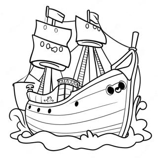 Jake And The Brave Pirates Coloring Page 29624-23736