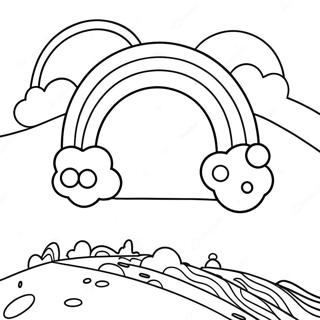 Dot Markers Rainbow Coloring Page 29663-23757